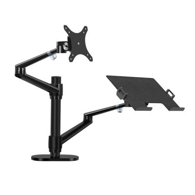 BEGWVDJTP OL-3L Laptop Stand LCD Monitor Stand Combination Dual-Purpose Computer Stand Desktop Dual Screen(Black)