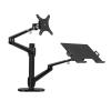 BEGWVDJTP OL-3L Laptop Stand LCD Monitor Stand Combination Dual-Purpose Computer Stand Desktop Dual Screen(Black) view 1