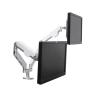 ZCERA Computer Desktop Dual-Screen Gas Spring Monitor Stand, Desktop Universal Rotating Stop Lifting and Heightening Shelf(Black) view 2