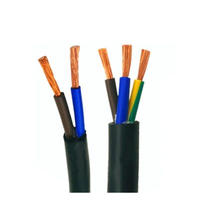 ASDJKL Communication Equipment Outdoor Waterproof Electrical Cable 2 Core Wire 0.75 1 1.5 2.5 1 4 6 10 16 Square GB Oxygen Free Copper Outdoor PVC Wire Wire and Cable(2core 1.5 Sqaure)
