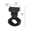 BGNing Aluminum Alloy Magnetic Quick Release Cold Shoe Base Compatible with Action5pro/4/3/2 Camera with Cold Shoe (Rechargeable,Bicycle Clamp) view 2