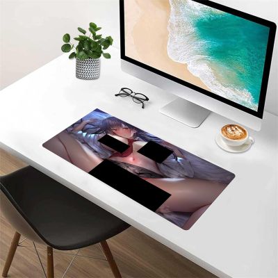 Gaming Sexy Anime Computer Mouse Pad Large Gaming Gamer XXL Carpet Big PC Desk Play Mat Sexy Butt Breasts Chest (24x12 inch)
