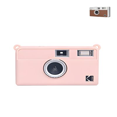 Case for Kodak EKTAR H35 Half Frame Film Camera,WUNIAK Soft Silicone Protective Portable Scratch Shock Resistant,Pink.