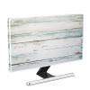 Baocicco Waterproof Monitor Dust Covers 22,23,24,25 Inch Anti-Static LCD-Silky HD Panel Dust Protective Sleeve Compatible with iMac 24 Inch,22-25 PC,Desktop and TV,Vintage Gray Wooden Board view 1