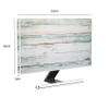 Baocicco Waterproof Monitor Dust Covers 22,23,24,25 Inch Anti-Static LCD-Silky HD Panel Dust Protective Sleeve Compatible with iMac 24 Inch,22-25 PC,Desktop and TV,Vintage Gray Wooden Board view 4