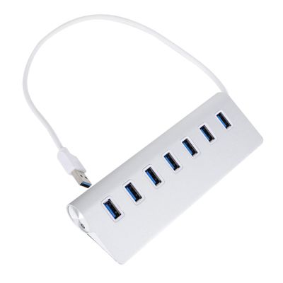 jojofuny Port USB Hub for Laptop and Vertical Design with Fast Data Transfer Portable USB Splitter for Mouse Keyboard
