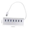 jojofuny Port USB Hub for Laptop and Vertical Design with Fast Data Transfer Portable USB Splitter for Mouse Keyboard view 2