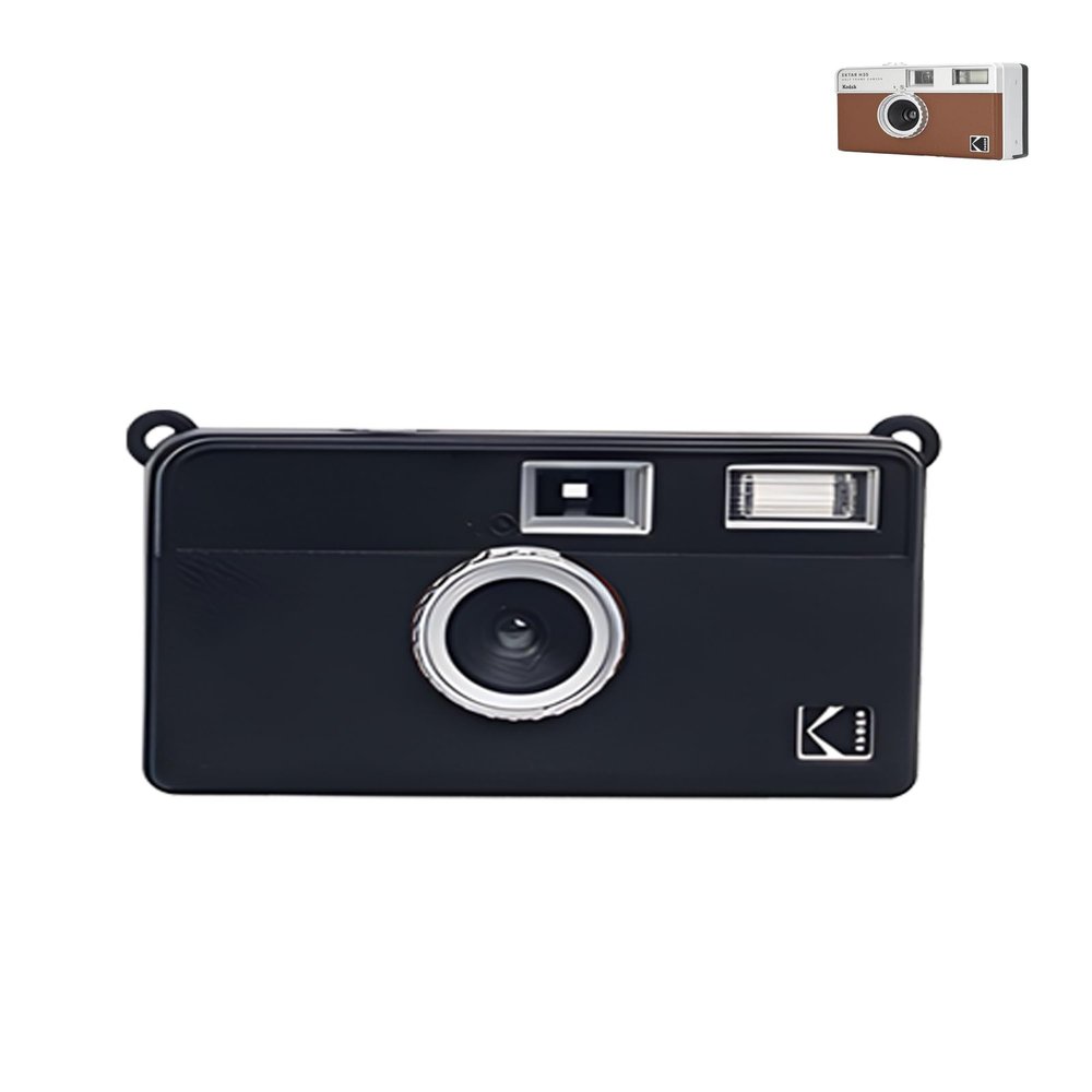 Case for Kodak EKTAR H35 Half Frame Film Camera,WUNIAK Soft Silicone Protective Portable Scratch Shock Resistant,Black.
