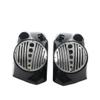 STLPRO Chrome Grill 8'' Saddlebag Speaker Lid w/Chrome Grill Fit for Victory Cross Country 2010-up view 2