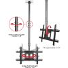 Adjustable Ceiling TV Mount - 360 Rotation Tilt TV Bracket, Tv Wall Mount, Support Adapts to Most LCD Monitors from 32 to 55 Inches, with Loading 110Lbs view 3