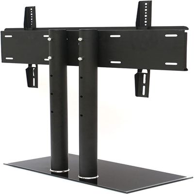 Monitor Arms TV Stand Desktop TV Stand Desktop TV Base, Suitable for 40 Inch to 70 Inch Screens, Adjustable Height, Dual Column Support