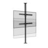 360 Degree TV Floor Stand - TV Ceiling Mount Adjustable Bracket, Partition Wall Rotating Rack Rotating TV Cabinet Rotating Base, Up to 110 Lbs, Fits 32-75inch LED Screen Display view 1