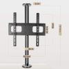360 Degree Swivel TV Wall Mount Bracket with Floor Stand Partition Wall Rotating Shelf TV Stand Swivel Base Fits 32 55 Inch LCD TV Wall Mount TV Bracket view 2