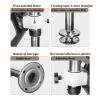 360 Degree Swivel TV Wall Mount Bracket with Floor Stand Partition Wall Rotating Shelf TV Stand Swivel Base Fits 32 55 Inch LCD TV Wall Mount TV Bracket view 4
