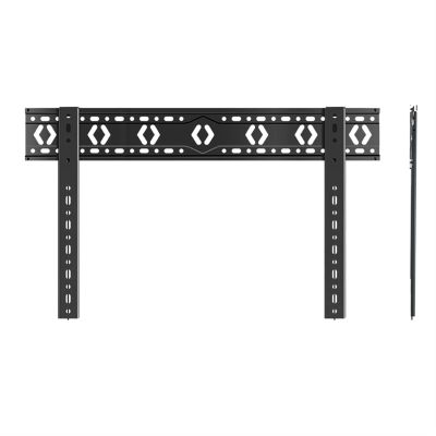 Universal TV Stand TV Stand Base Wall-Mounted TV Mounting Rack Home Living Room Ultra-Thin Wall-Mounted TVs Bracket 43/55/65/75/85 Inch LCD Screen Mounting Bracket Tv Sta,A Brass