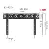 Universal TV Stand TV Stand Base Wall-Mounted TV Mounting Rack Home Living Room Ultra-Thin Wall-Mounted TVs Bracket 43/55/65/75/85 Inch LCD Screen Mounting Bracket Tv Sta,A Brass view 3