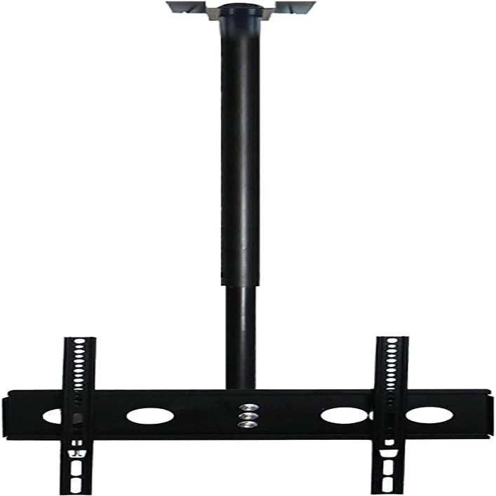 Universal TV Stand Multifunction Adjustable Height Ceiling TV Mount, Tilt Swivel TV Bracket, Fits Most 23-46inch LED Screen Display, Mount On Ceilings TV Mount TV Stand
