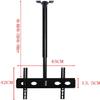 Universal TV Stand Multifunction Adjustable Height Ceiling TV Mount, Tilt Swivel TV Bracket, Fits Most 23-46inch LED Screen Display, Mount On Ceilings TV Mount TV Stand view 2