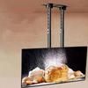 Adjustable Ceiling TV Mount Bracket,Double Pole Hanging TV Bracket Fits 55-100 Inch LED Flat Panel Display TV Wall Bracket Mount view 1