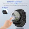 2 Pack Screen Protector for Garmin tactix 8 51mm, 9H Hardness Tempered Glass for Garmin tactix 8 51mm, 2.5D Round Edge,Anti-Scratch, Bubble Free, HD Clarity view 4