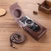 KSNWZ Retro Style Leather Camera Half Leather Case for Fuji XE4 X100s X30 X100F D-LUX7 LX100M2, Half Leather Case Kit with Bottom Opening Version, Shockproof,Brown,D LUX7 view 4