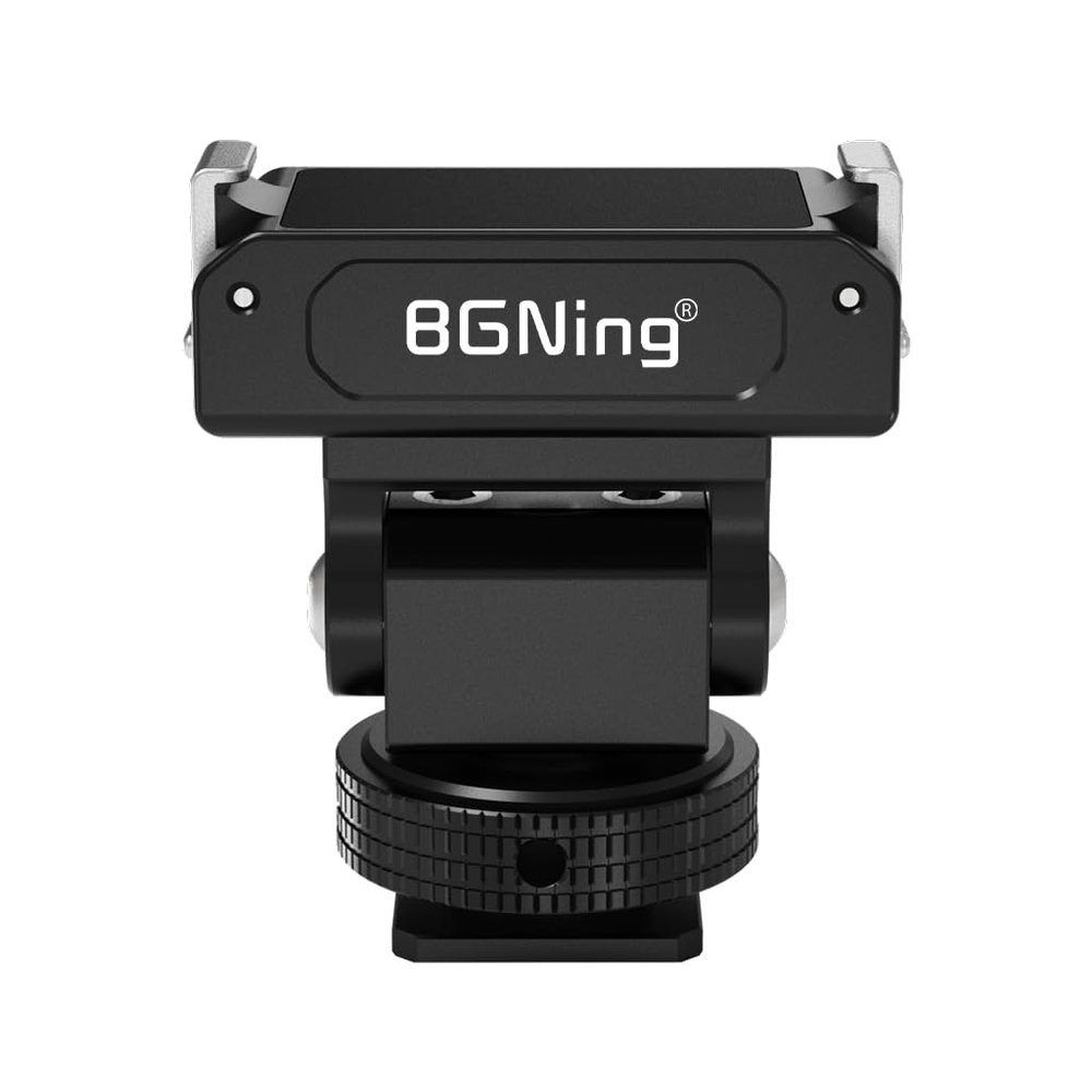BGNing Aluminum Alloy Magnetic Quick Release Cold Shoe Base Compatible with Action5pro/4/3/2 Camera with Cold Shoe (Standard,Cold Boot Seat)