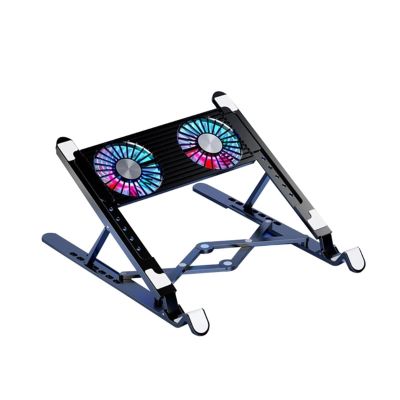 ADPVRLUQ High Efficiency Laptop Cooling Pad Radiator Stand(Two Fans)