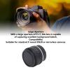 50mm F1.7 Large Aperture Manual Center Lens, Full Frame Portrait Lens for F Mount DSLR Mirrorless Cameras, Compact and Portable Design with Premium Imaging Quality view 2