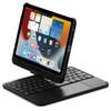 kaidisen 360 Rotatable Keyboard for iPad mini A17 Pro 2024, iPad mini 6th Generation Keyboard Case with Touchpad 7 Color Backlight Foldable Backlit Keyboard,Black view 1
