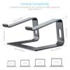 ADPVRLUQ Laptop Stand Support Heat Dissipation Aluminum Alloy Cooling Pad Mount(Gray) view 2