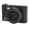 64MP Digital Camera with 3.0inch TFT LCD Touchscreen, 18X Digital Zoom, Auto Focus, 4K Vlogging for Live Streaming, Webcasting (Black) view 4