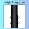 Adjustable Height Ceiling TV Mount Bracket, Fits 55-100 Inch LCD Flat Screen TVs, with Loading 198 Lbs, Max VESA 900x600mm TV Mount TV Stand view 3