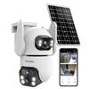 ESCANU Dual Lens Security Cameras Wireless Outdoor for Home Security,WiFi,2-Way Audio,Night Vision,Motion Detection,No mothly fee Cameras,IP65 Water Proof view 1