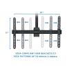 KCGCIHMS TV Ceiling Mount Bracket - Adjustable TV Wall Mount Bracket Fits 32-65 Inch 4K TVs, Tv Wall Mount, Adjustable Height Telescoping Tilt and Swivel Flat Screen Display, Black (Size : view 2