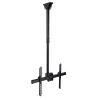 KCGCIHMS TV Ceiling Mount Bracket - Adjustable TV Wall Mount Bracket Fits 32-65 Inch 4K TVs, Tv Wall Mount, Adjustable Height Telescoping Tilt and Swivel Flat Screen Display, Black (Size : view 4