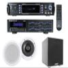 Rockville Bundle: RPA60BT V2 1000W 2-ch Bluetooth Amplifier Mixer Bundle with 2x21 Band Rack Mount Equalizer, Pair 6.5" 500W 8-Ohm In-Ceiling Speakers & Rock Shaker 8" Home Theater Subwoofer (4 items) view 1