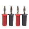 20Pcs Nickel Plated 4mm Banana Lantern Shaped Sound Box Speaker Cable Banana Connector(20 Black) view 1