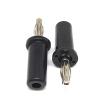 20Pcs Nickel Plated 4mm Banana Lantern Shaped Sound Box Speaker Cable Banana Connector(20 Black) view 4