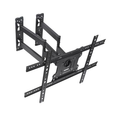 KCGCIHMS TV Bracket TV Stand Corner Wall-Mounted TV Bracket Six-arm Rotating Extension Tilting Double Base Bracket for Most 37"-70" TVs with Max VESA 600x400mm Monitor Desk Mount TV Stand