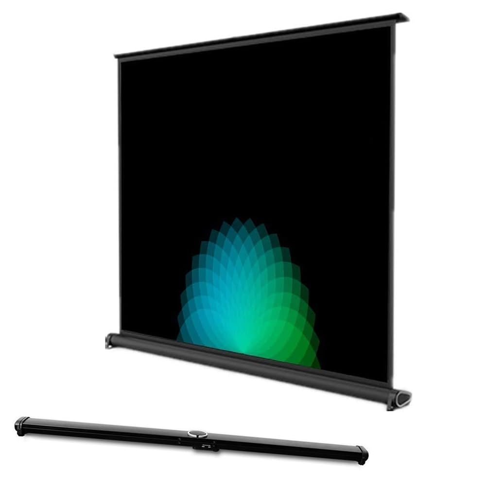 BEVUPAAERE Table Top Projector Screen 20" 30" 40" 50" Floor Standing Projection Screen Little Screen Portable Movies Screen for Office Home Cinema(30" 16:9)