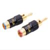4pcs/lot Brass Banana with Lock Speaker Cable Speaker Amplifier Connector(4 pcs) view 1