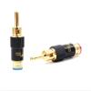 4pcs/lot Brass Banana with Lock Speaker Cable Speaker Amplifier Connector(4 pcs) view 2