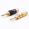 4pcs/lot Brass Banana with Lock Speaker Cable Speaker Amplifier Connector(4 pcs) view 4