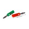 10 Pcs 5 Colors Wire Speaker Cable Banana Connectors 4mm Adapter view 3