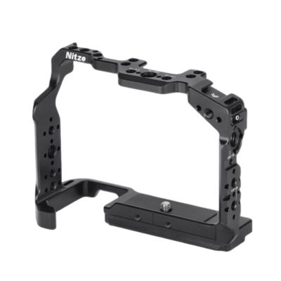 Camera Cage for Sony a7R V / a7 IV / a7R IV, Nitze Cage for Sony a7R III / a7 III / a7S III, with Built-in NATO Rail, Arca Quick Release Plate Compatible with XLR Handle
