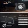 Camera Cage for Sony a7R V / a7 IV / a7R IV, Nitze Cage for Sony a7R III / a7 III / a7S III, with Built-in NATO Rail, Arca Quick Release Plate Compatible with XLR Handle view 2