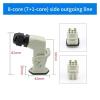 BHUPWZE HDC-HA Heavy Duty Connector 4/5/6/8 Pins Industrial Waterproof Aviation Socket Plug Plastic Housing 250V 10A/16A(Purple) view 2