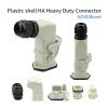 BHUPWZE HDC-HA Heavy Duty Connector 4/5/6/8 Pins Industrial Waterproof Aviation Socket Plug Plastic Housing 250V 10A/16A(Purple) view 3