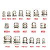 BHUPWZE 1piece Nickel Brass Metal IP68 Waterproof Cable Glands Connector Wire Glands for 3-44mm Cable M PG Cable Glands(PG19 fit 10-14mm) view 2