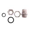 BHUPWZE 10Pcs Waterproof Cable Gland Cable Entry IP68 PG7 for 3-6.5mm PG9 PG11 PG13.5 PG16 PG19/21 White Black Nylon Plastic Connector(PG19-Black) view 4